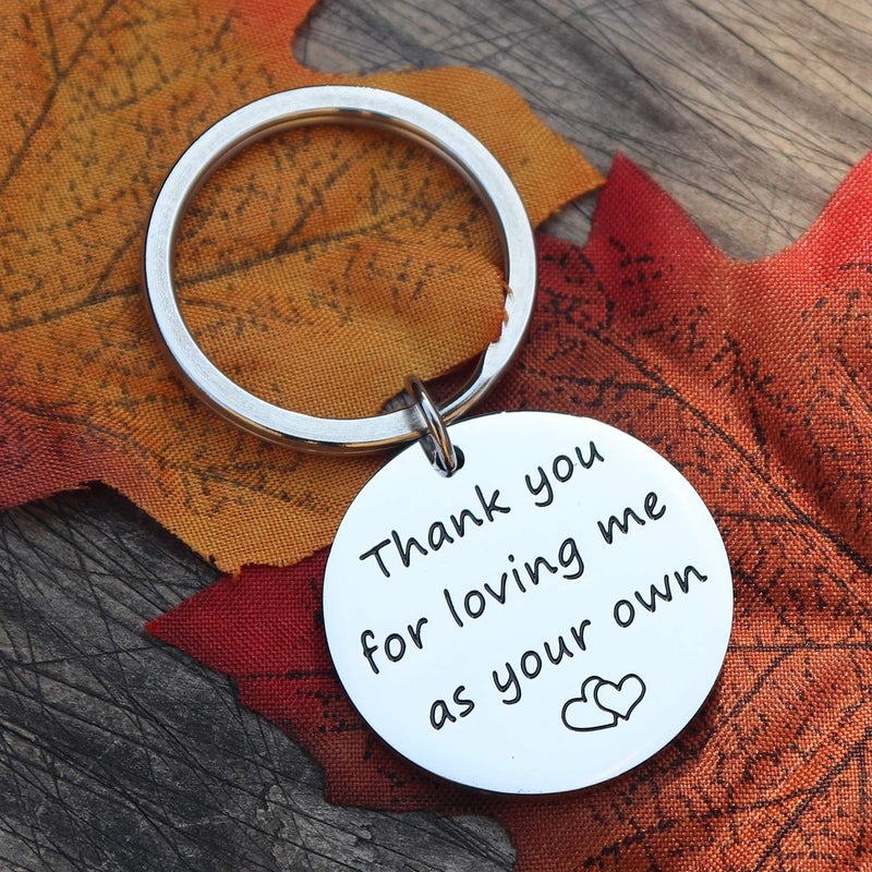 XGAKWD Step Mom Mother Gift, Thank You for Loving Me as Your Own, Mom in Law Gifts Idea for Mothers Day from Husband Daughter Son Kids - Image 5